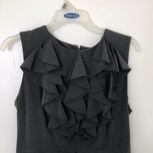 Grey Soho Apparel dress with belt loops.